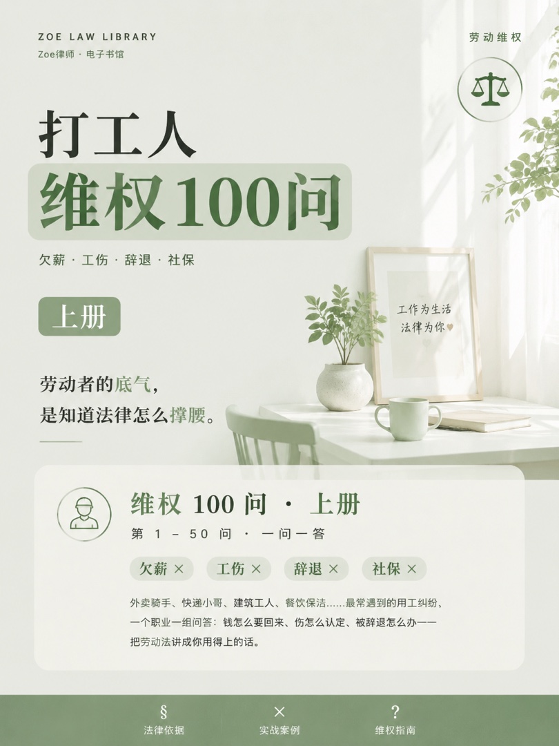 打工人维权100问 · 上册